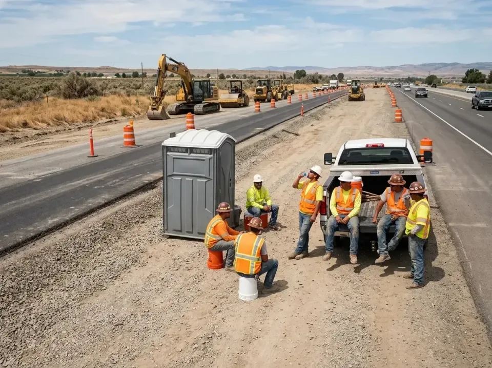 highway-road-construction-crew-007 — frequently asked questions, Porta Potty and Restroom Rentals in Bristow, OK